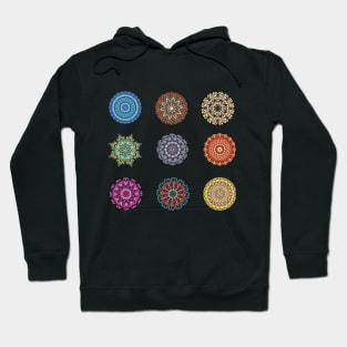 Yoga Mandala, Yoga Art, Mandala Print, Mandala Patter, Yoga Gift, Meditation Gift Hoodie